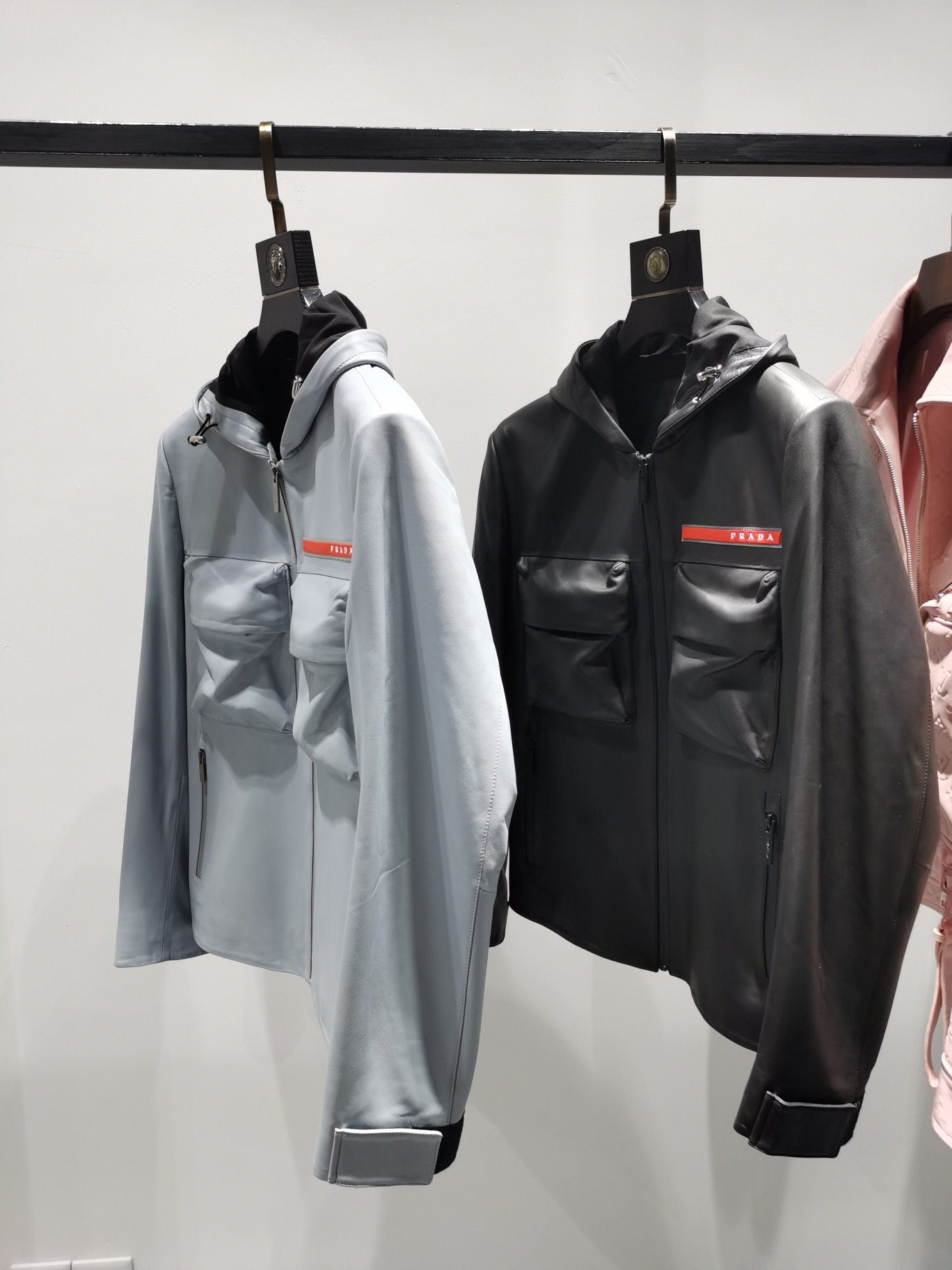 ÁO PRADA LEATHER JACKET