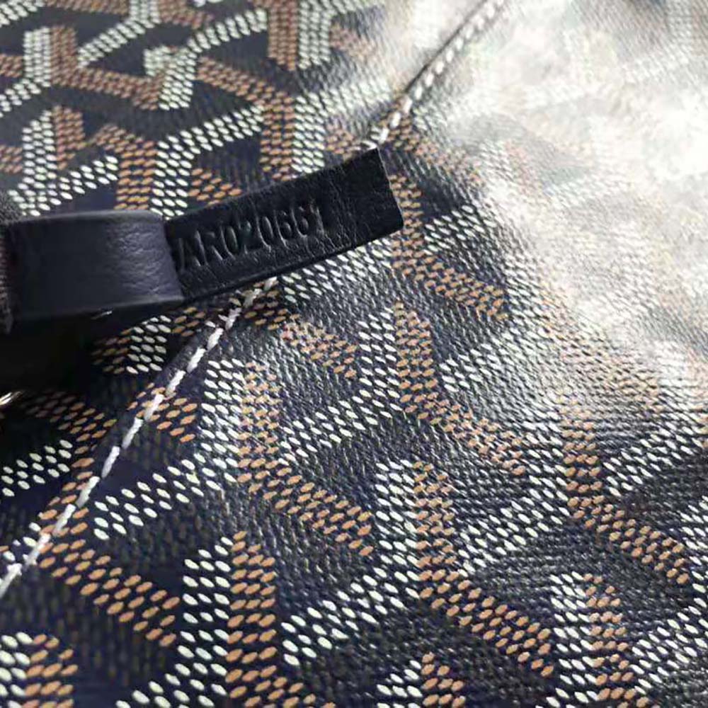 TÚI Goyard Women Sac Saint Louis GM in Goyardine Canvas & Chevroches Calfskin-Black