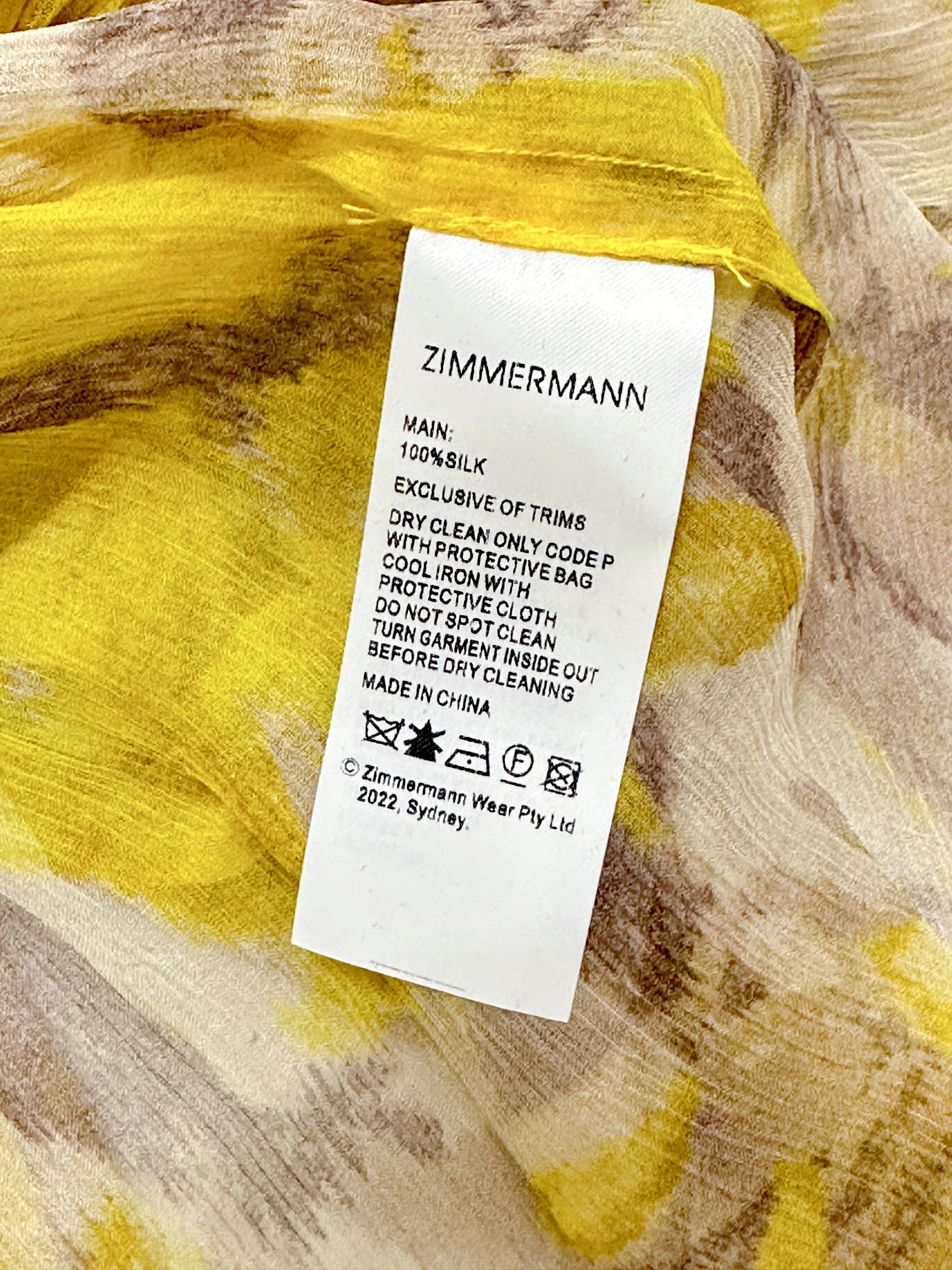 VÁY ZIMMERMANN Flower Vintage Dress