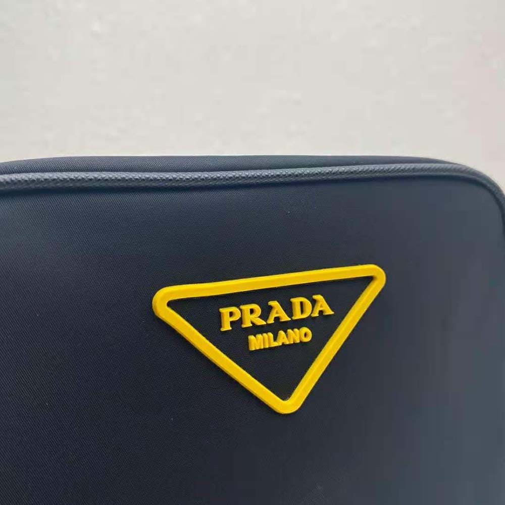 TÚI Prada Men Nylon Cross-Body Bag-Black/Yellow