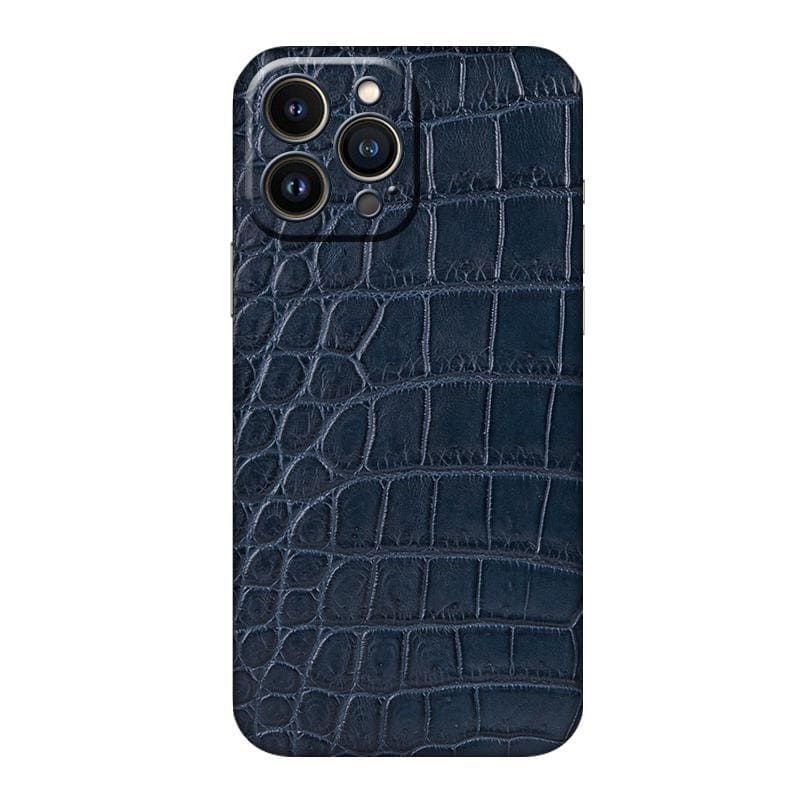 Ốp Iphone da cá sấu dành cho nam và nữ được làm thủ công màu đỏ Maroon