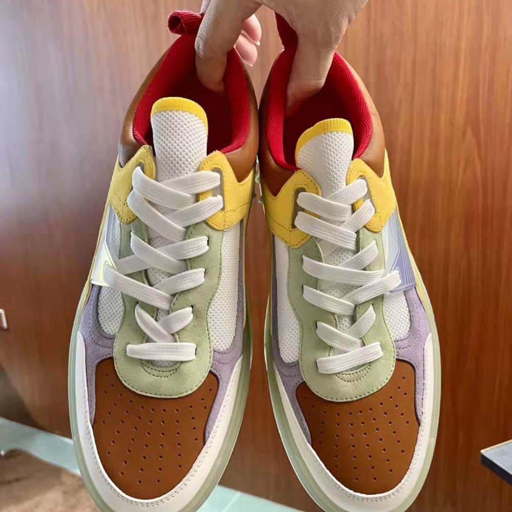 GIÀY CHRISTIAN LOUBOUTIN Unisex Astroloubi in Calf leather-Green TOP QUALITY SHOES AAA