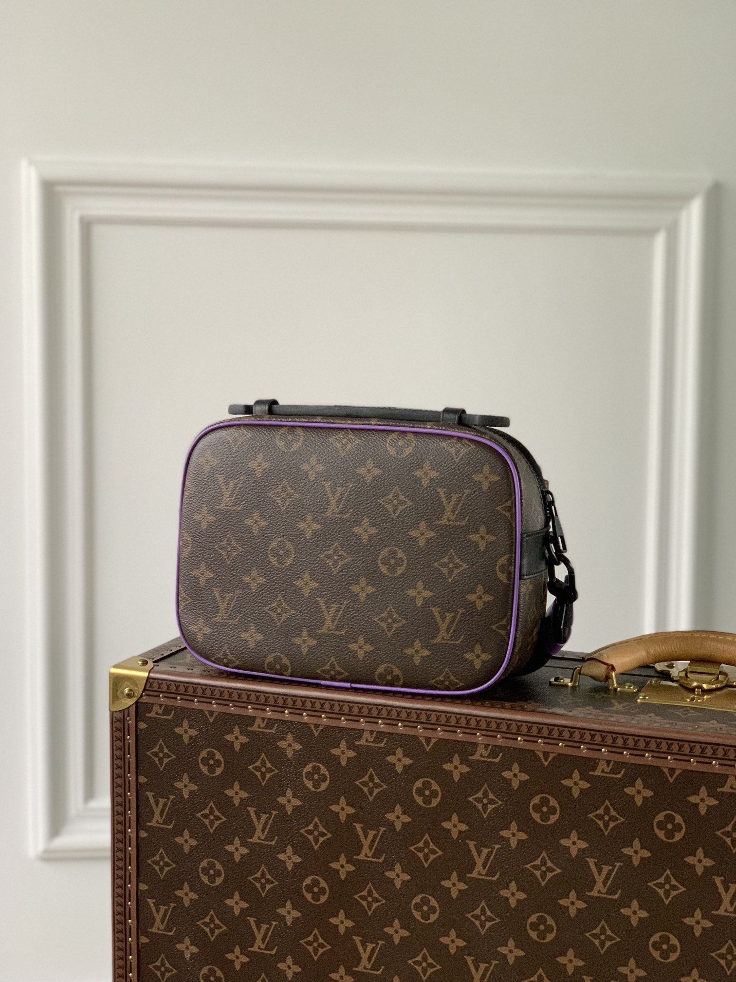 TÚI LOUIS VUITTON Monogram Macassar Virgil Abloh Messenger Bag
