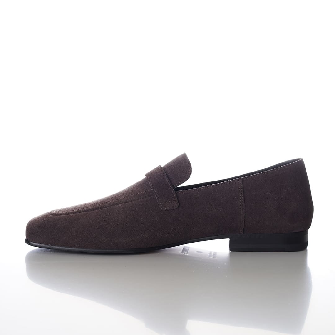 GIÀY HERMES GIOVANNI LOAFER SUEDE BROWN AAA