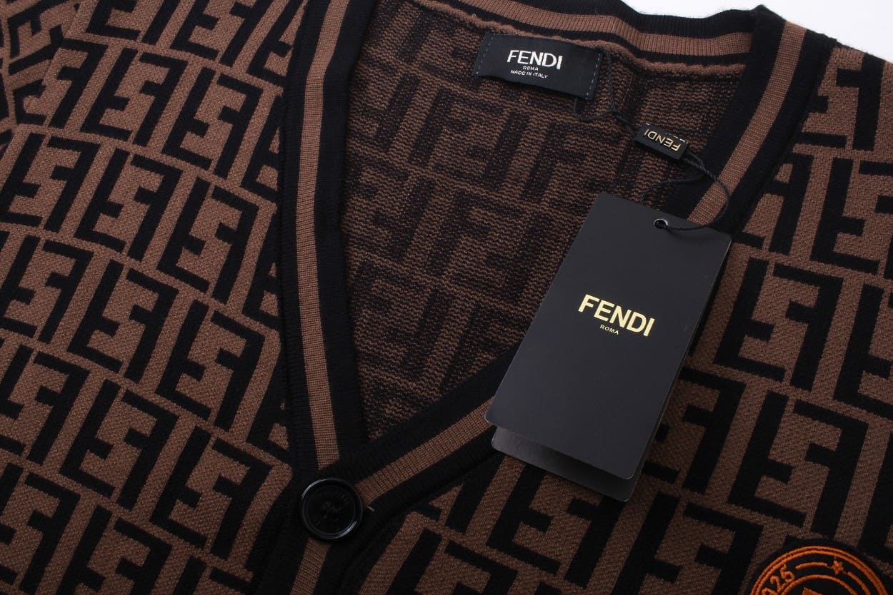 ÁO FENDI Cashmere Brown Sweater