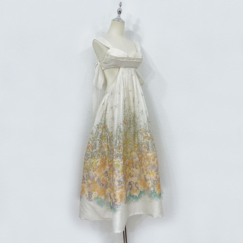 VÁY ZIMMERMANN Flower Vintage Dress High Classy