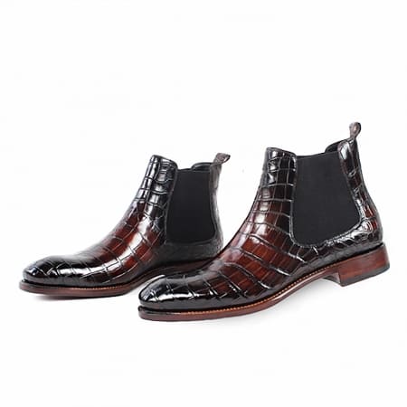 Giày Chelsea Boot Cá Sấu thủ công