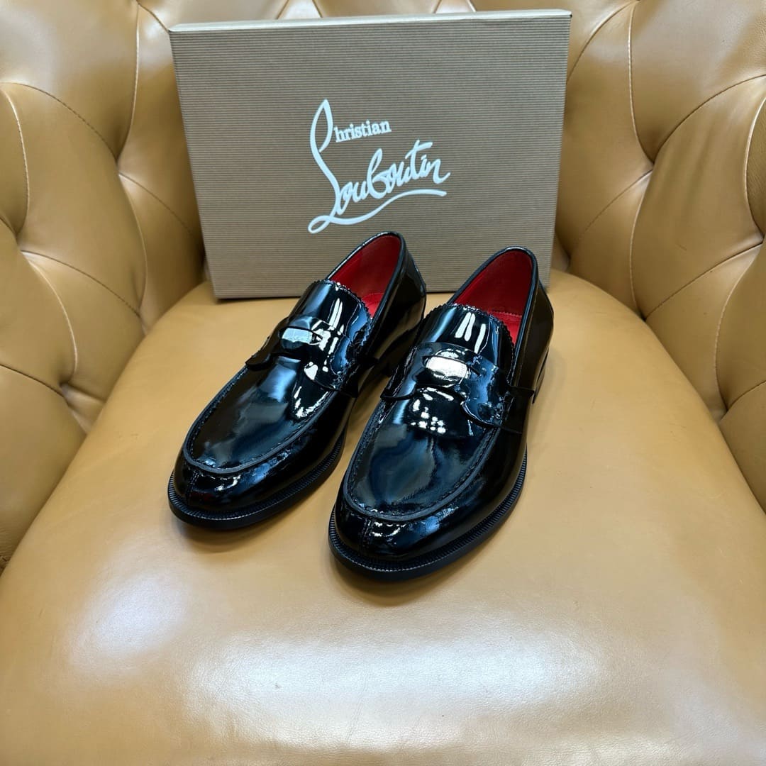 GIÀY CHRISTIAN LOUBOUTIN LOAFER HIGH TOP QUALITY SHOES AAA