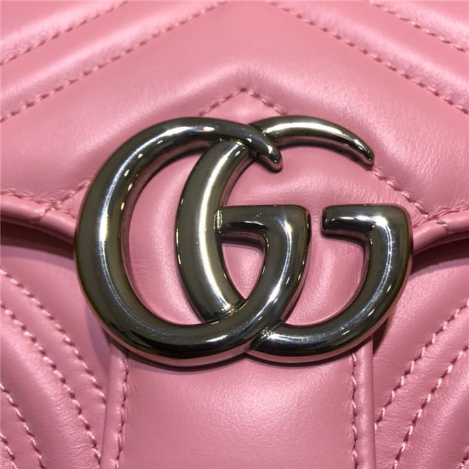 TÚI Gucci GG marmont mini top handle bag pink Top Quality