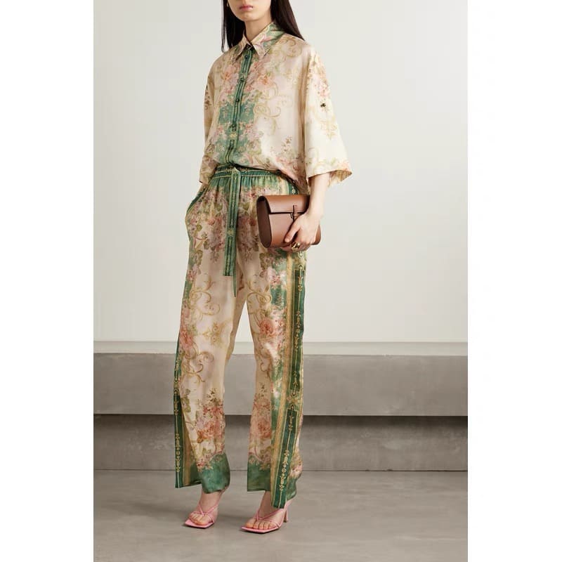 ÁO ZIMMERMANN Flower Vintage Dress High Classy