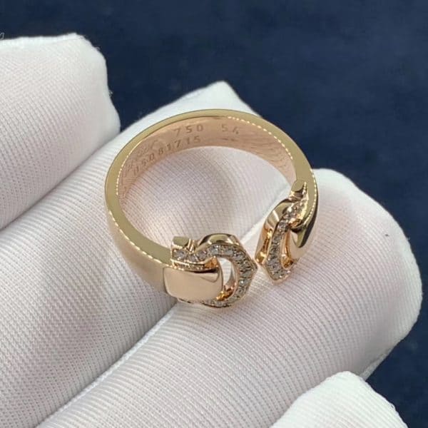 Nhẫn kim cương C De Cartier vàng hồng 18K  (Liên hệ để biết giá)