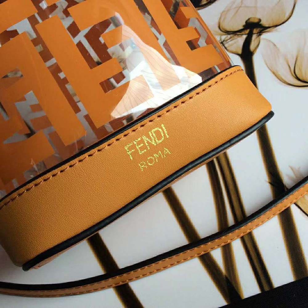 TÚI Fendi Women MON TRESOR PU Mini-Bag-Orange