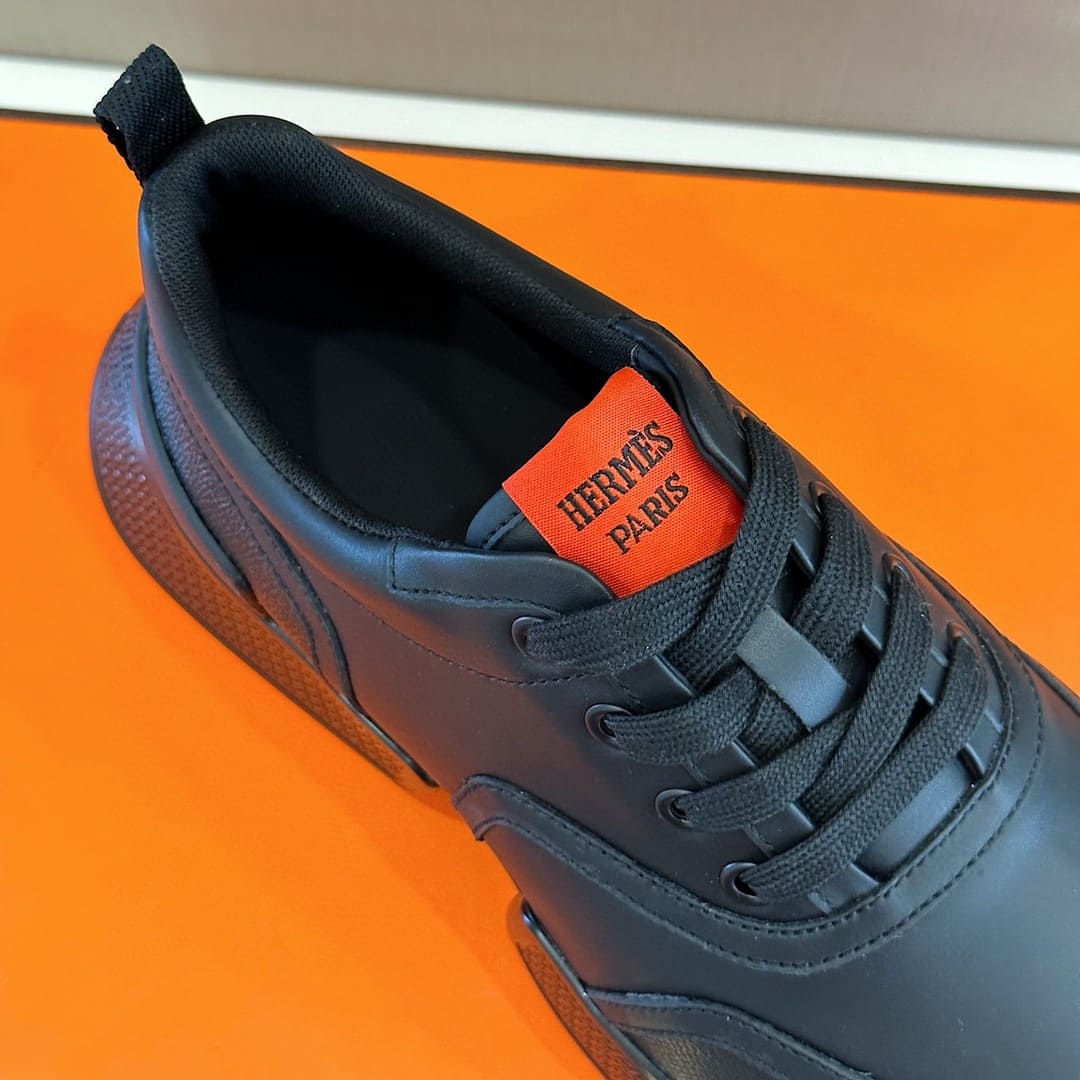 GIÀY HERMES H BOUNCING SNEAKER LOW SPORTS BLACK