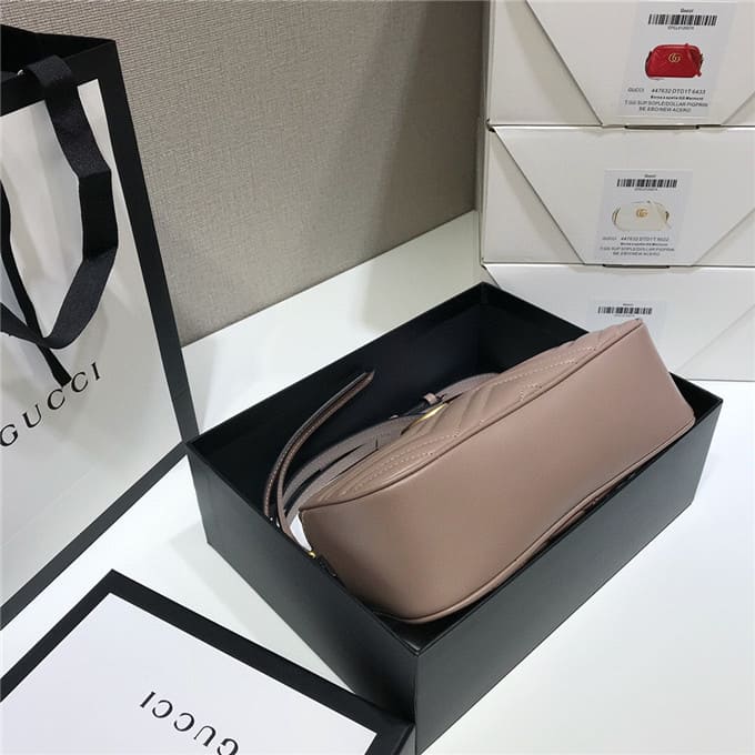 TÚI Gucci GG marmont small matelasse shoulder bag pink Top Quality