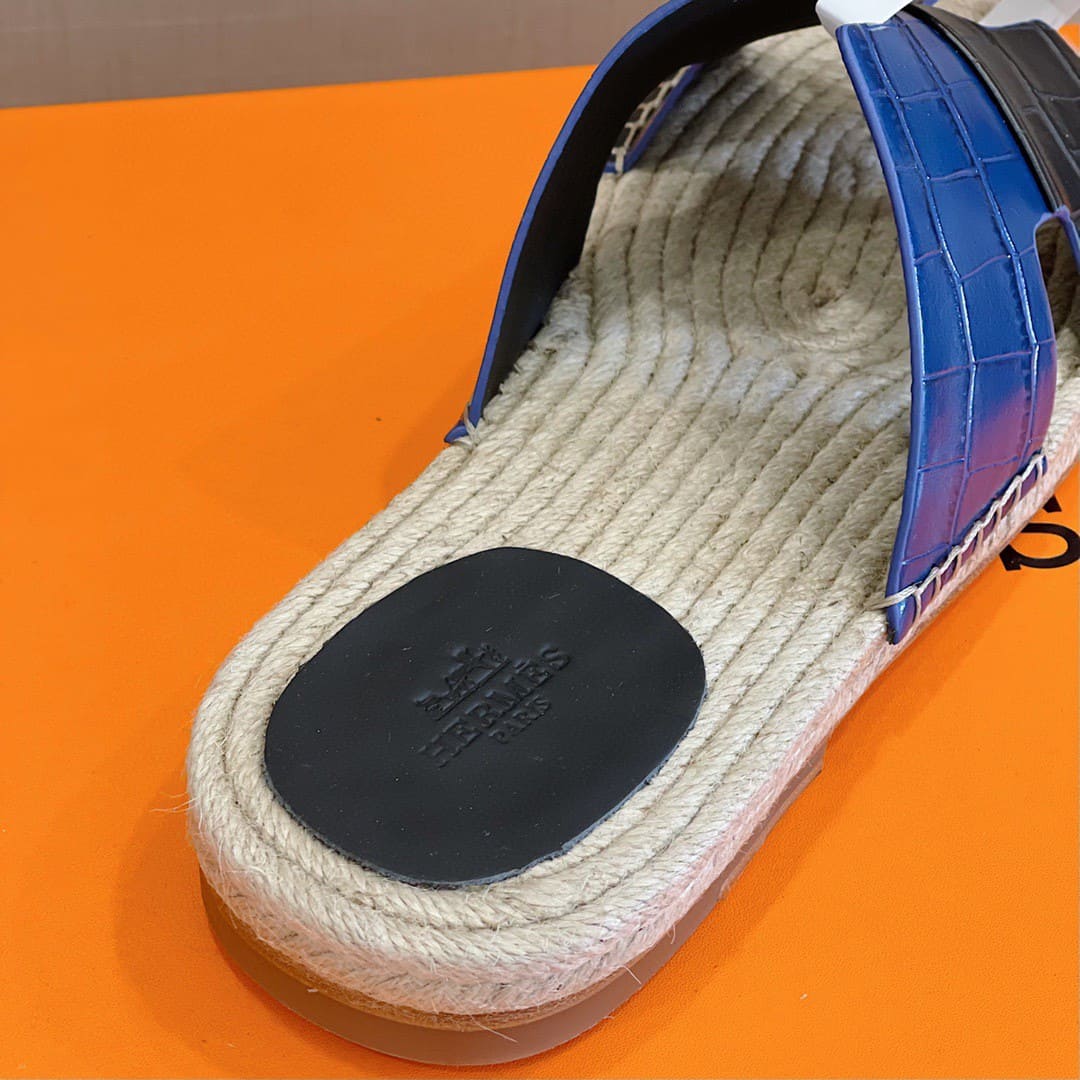 DÉP HERMES IZMIR ESPADRILLES H SANDAL AAA