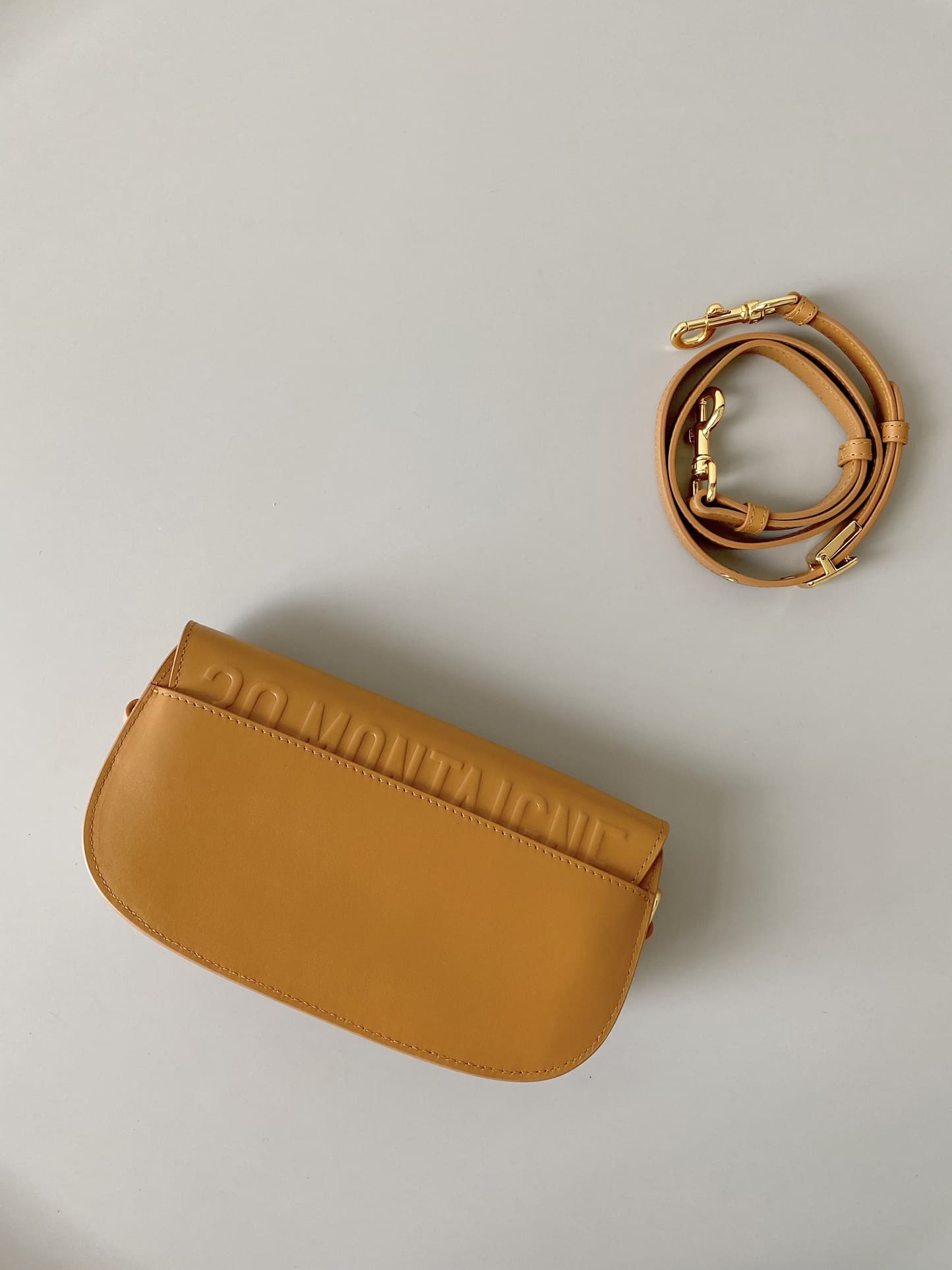TÚI Dior Women Bobby East-West Bag Box Calfskin-Orange Top Quality