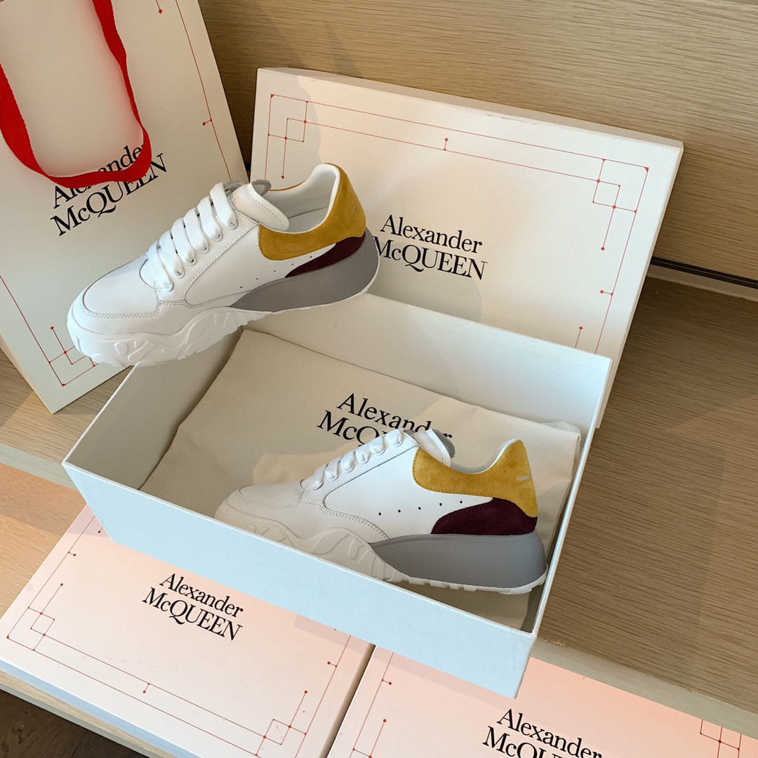 GIÀY ALEXANDER MCQUEEN SNEAKERS SHOES AAA UNISEX NAM VÀ NỮ DA BÊ HẢO HẠNG