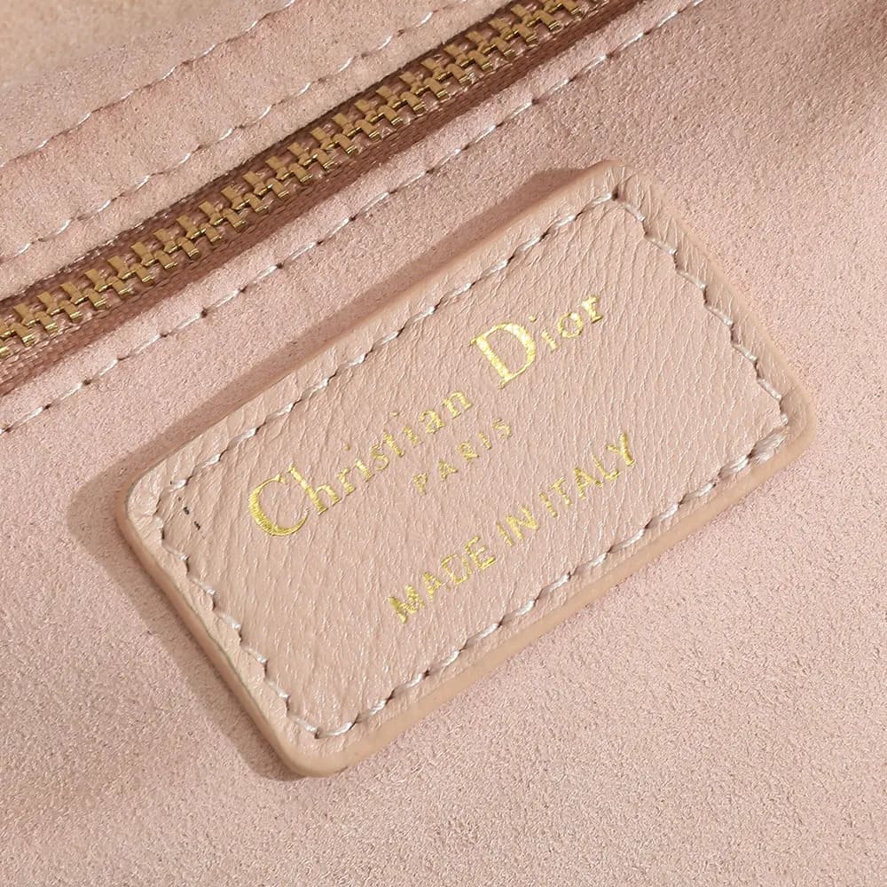 TÚI Dior Lady Dior My ABC Dior Túi xách màu hồng phấn Cannage Lambskin da cừu