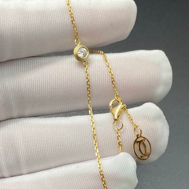 VÒNG TAY CARTIER DIAMANT LEGERS DIAMOND YELLOW GOLD 18K YELLOW GOLD