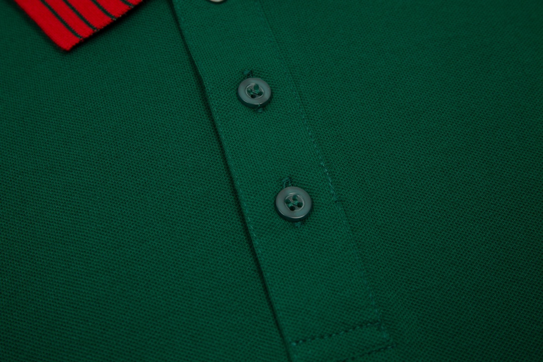 ÁO GUCCI Collar Logo Polo-Shirt