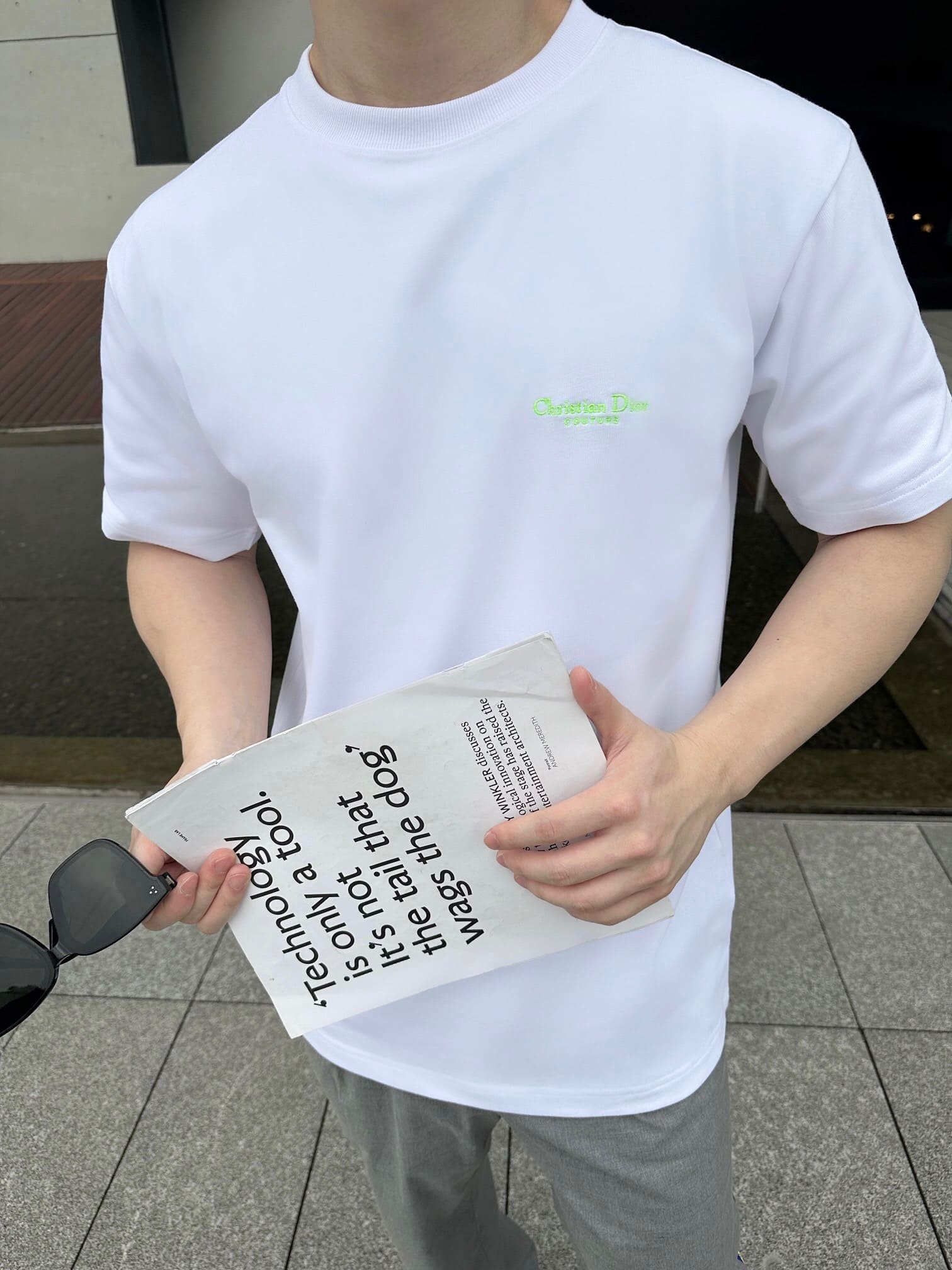 ÁO DIOR T SHIRT MÀU TRẮNG UNISEX