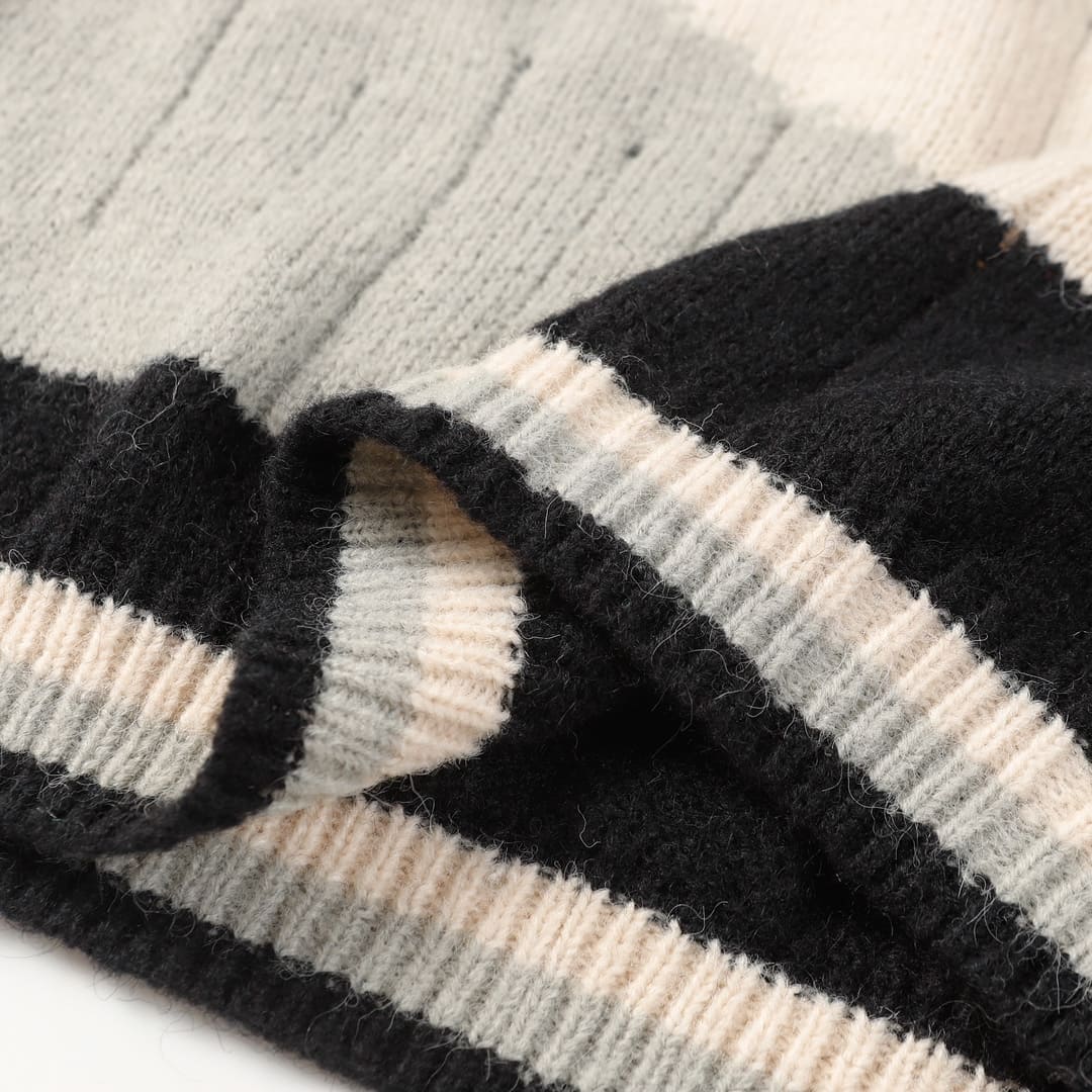 ÁO Balenciaga Multi Color Sewing Sweater Unisex