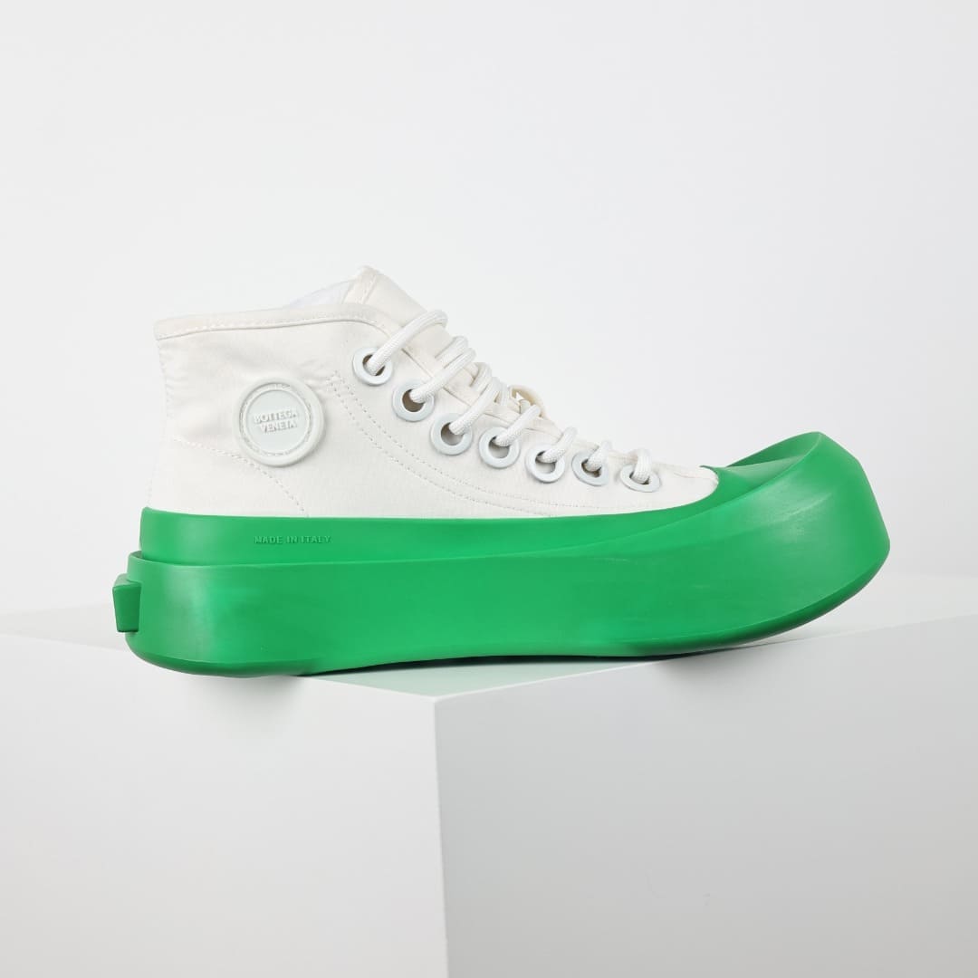 GIÀY BOTTEGA VENETA CANVAS HIGH TOP UNISEX TOP QUALITY SHOES AAA