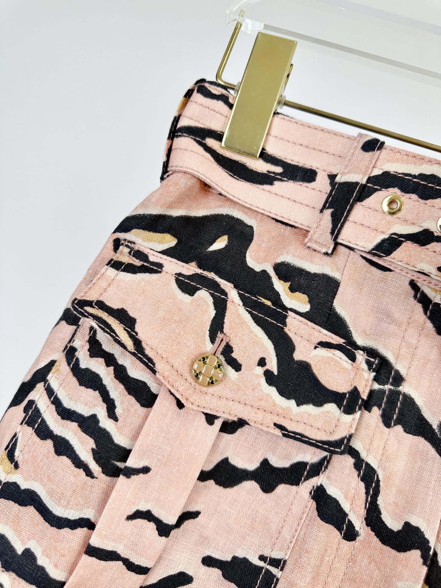 BỘ ZIMMERMANN Tiger Print Vintage Dress