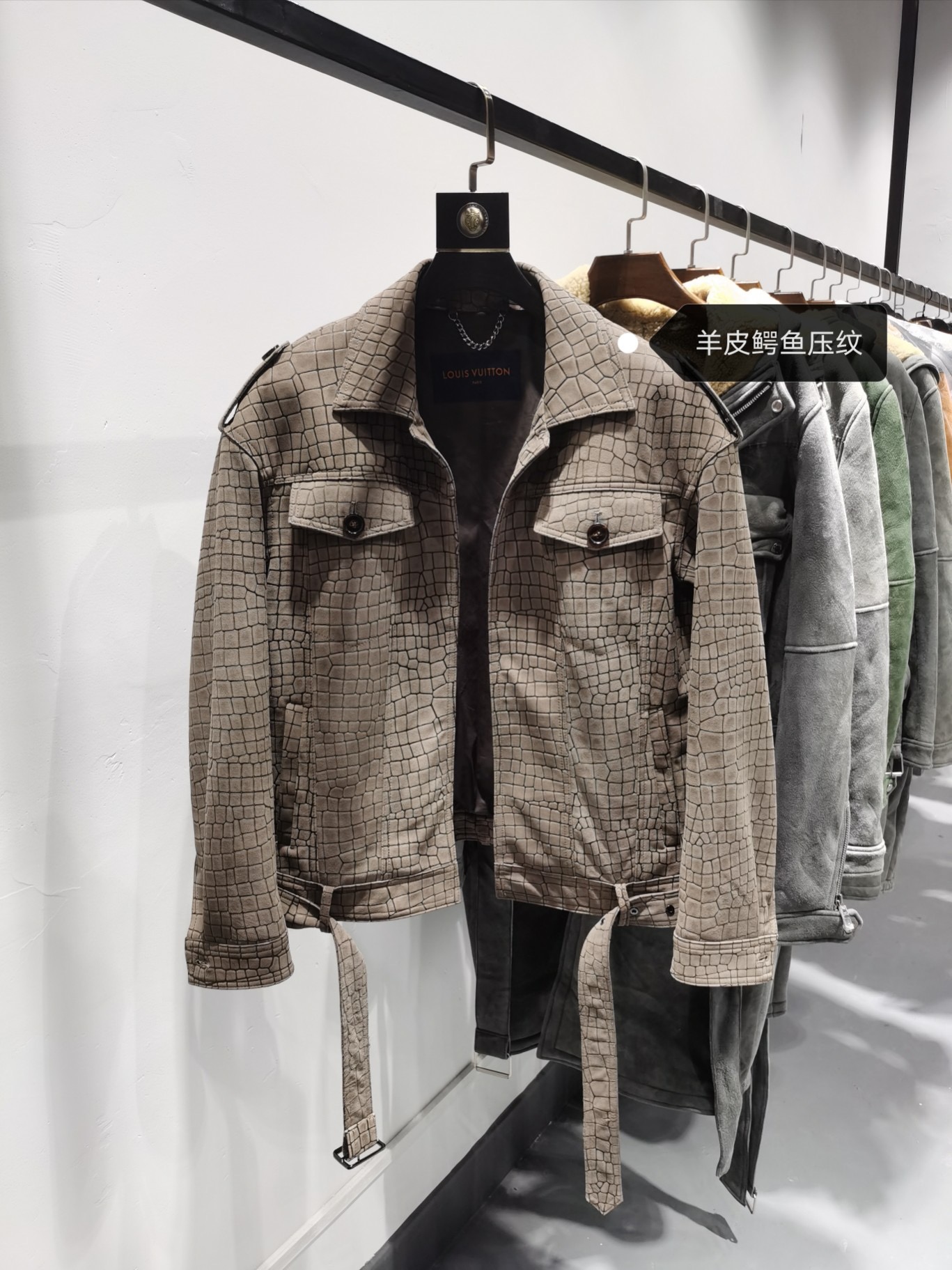 ÁO LOUIS VUITTON LEATHER JACKET