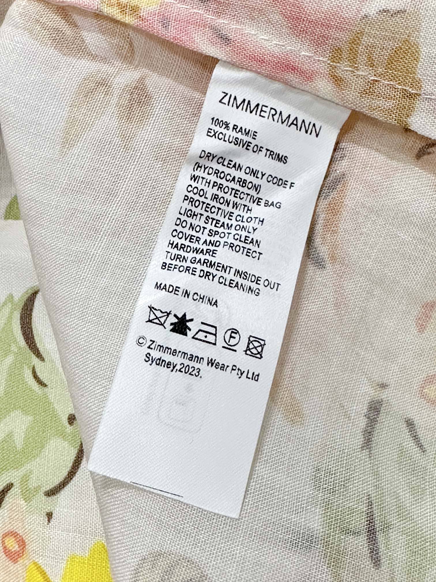 CHÂN VÁY ZIMMERMANN Flower Vintage Dress High Classy