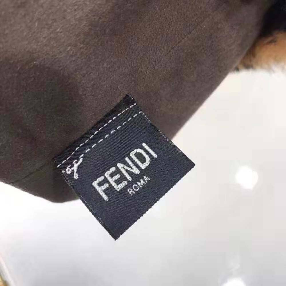TÚI Fendi Women Mon Tresor Mini-Bag in Brown Sheepskin