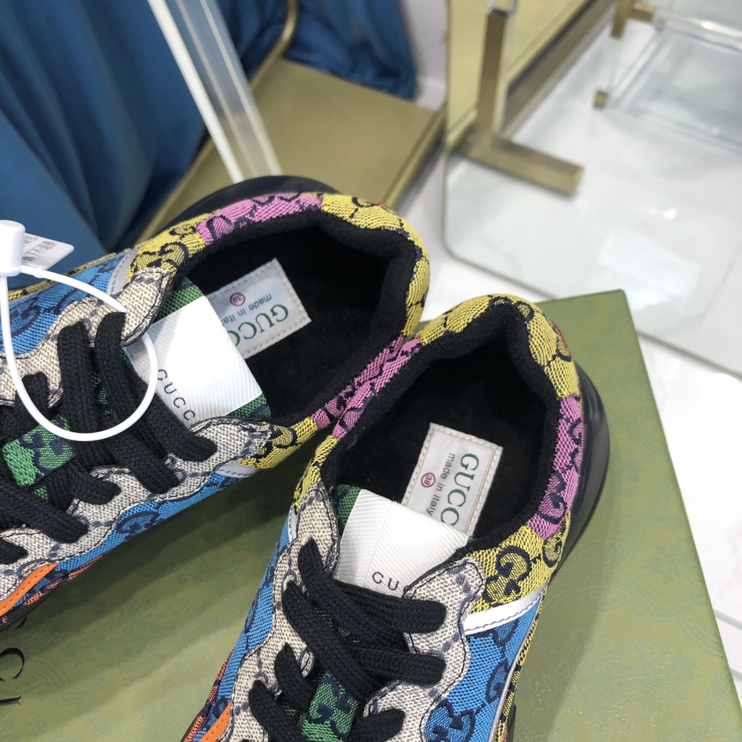 GIÀY GUCCI RHYTON GG ITALIA SNEAKERS SHOES UNISEX