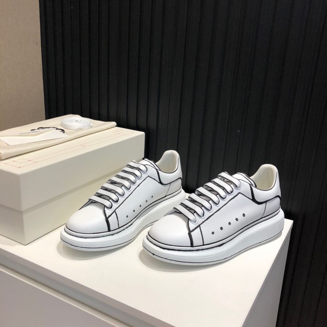 GIÀY ALEXANDER MCQUEEN SNEAKERS SHOES AAA UNISEX NAM VÀ NỮ DA BÊ HẢO HẠNG