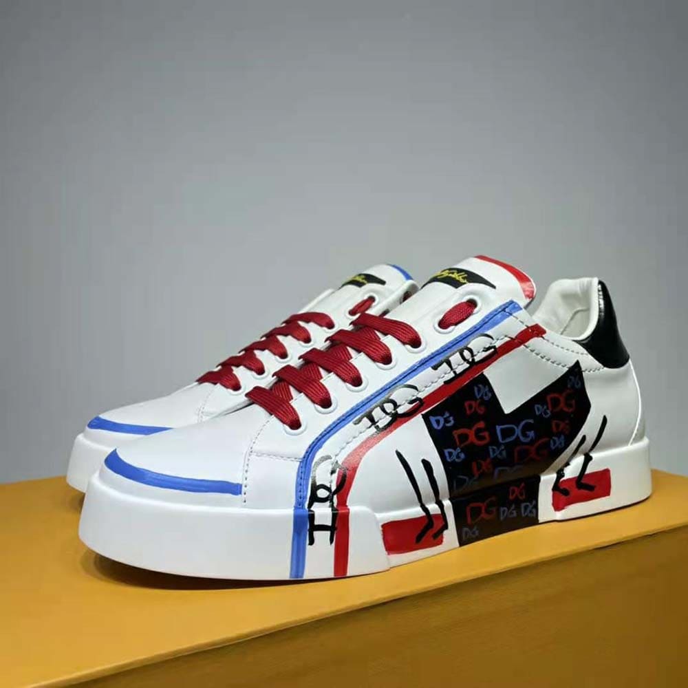 GIÀY DOLCE & GABBANA Limited Edition Portofino Sneakers-Blue