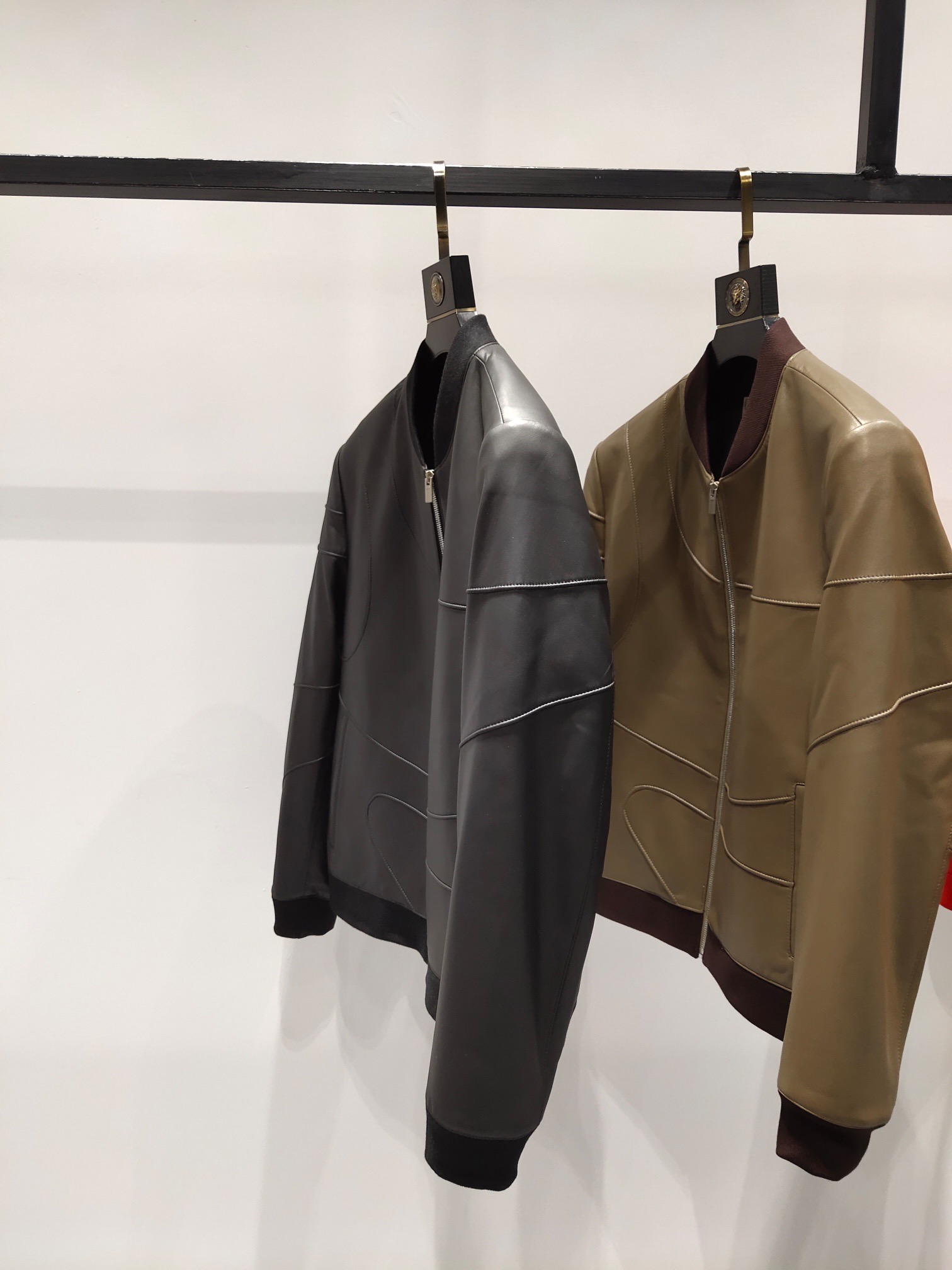 ÁO HERMES LEATHER JACKET