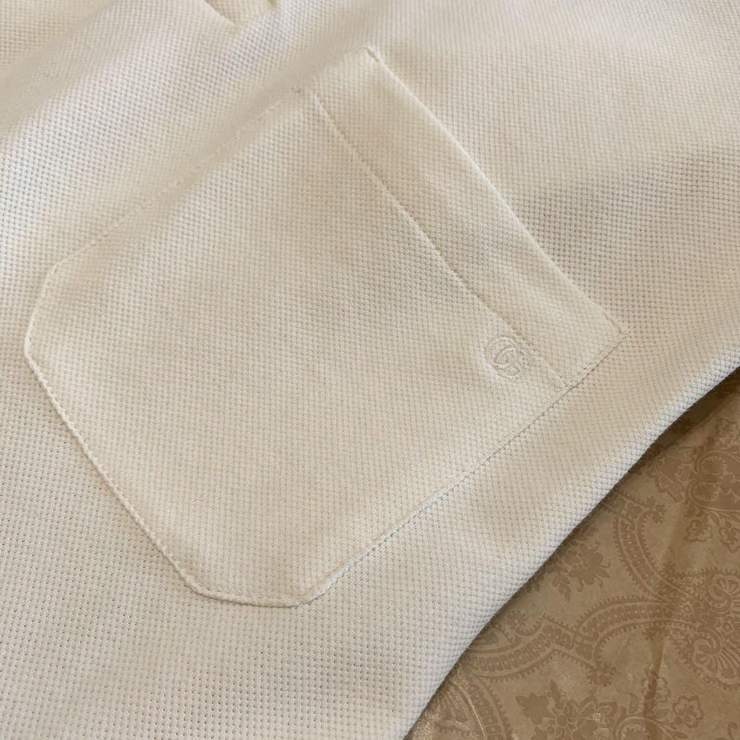 ÁO GUCCI GG POLO SHIRT MÀU TRẮNG UNISEX