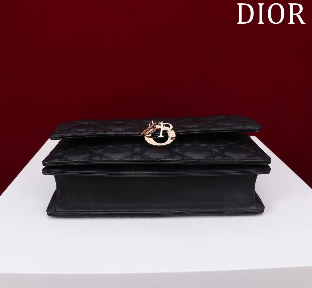 TÚI CHRISTIAN DIOR Mini Miss Dior Bag Black Cannage Lambskin