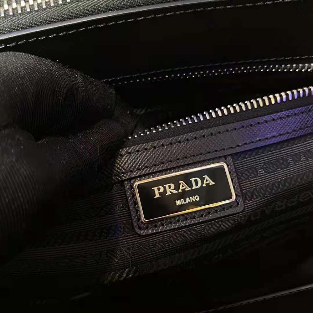 TÚI Prada Men Saffiano Leather Prada Galleria Bag-Black