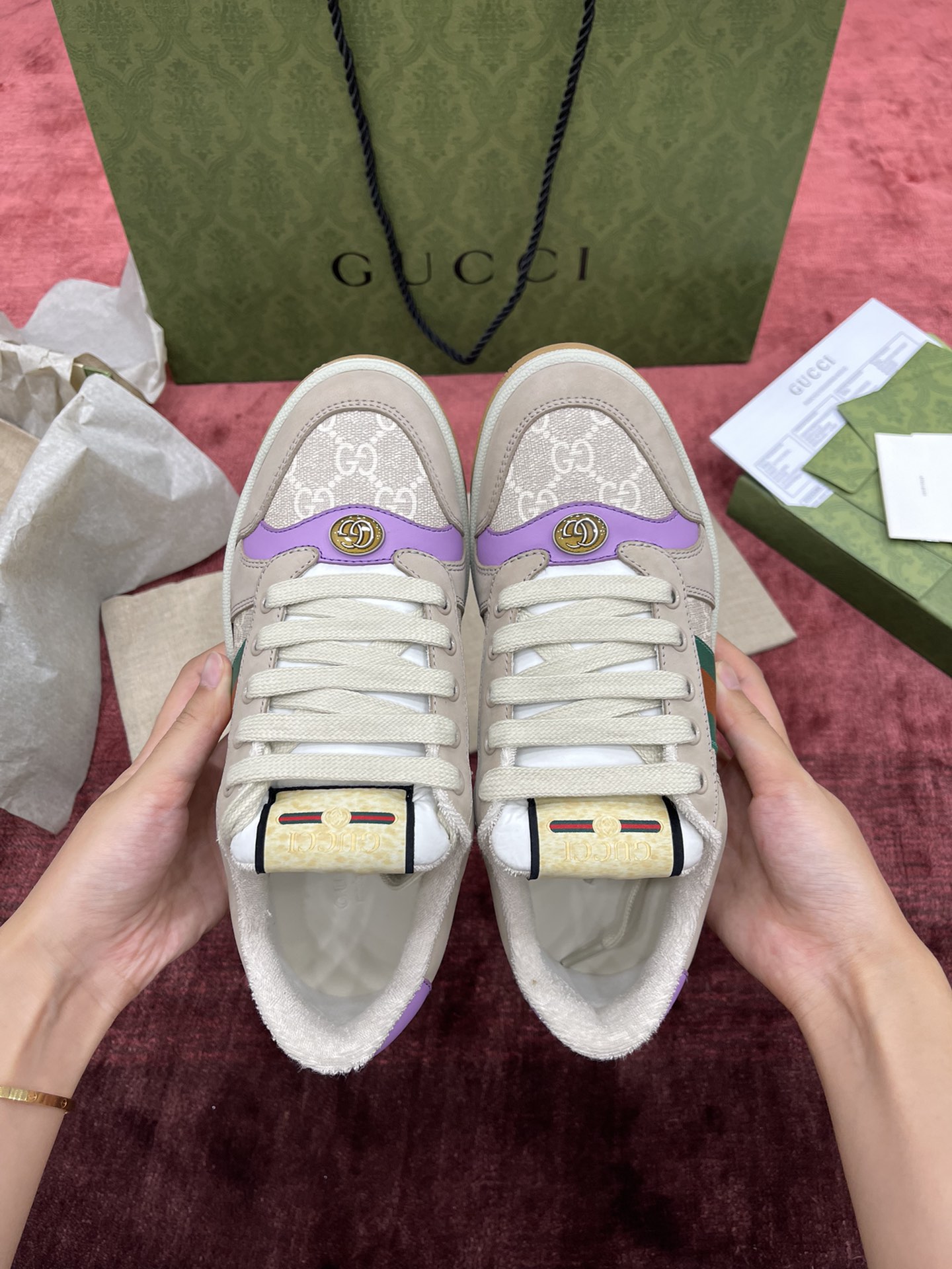 GIÀY GUCCI SCREENER SNEAKER SHOES AAA