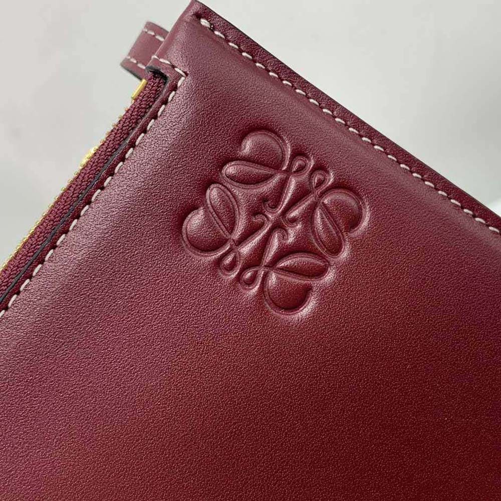 TÚI Loewe Women Gate Double Zip Pouch in Soft Calfskin