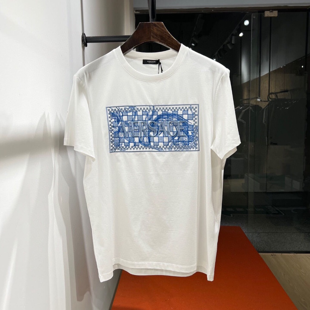 ÁO VERSACE LOGO T SHIRT WHITE