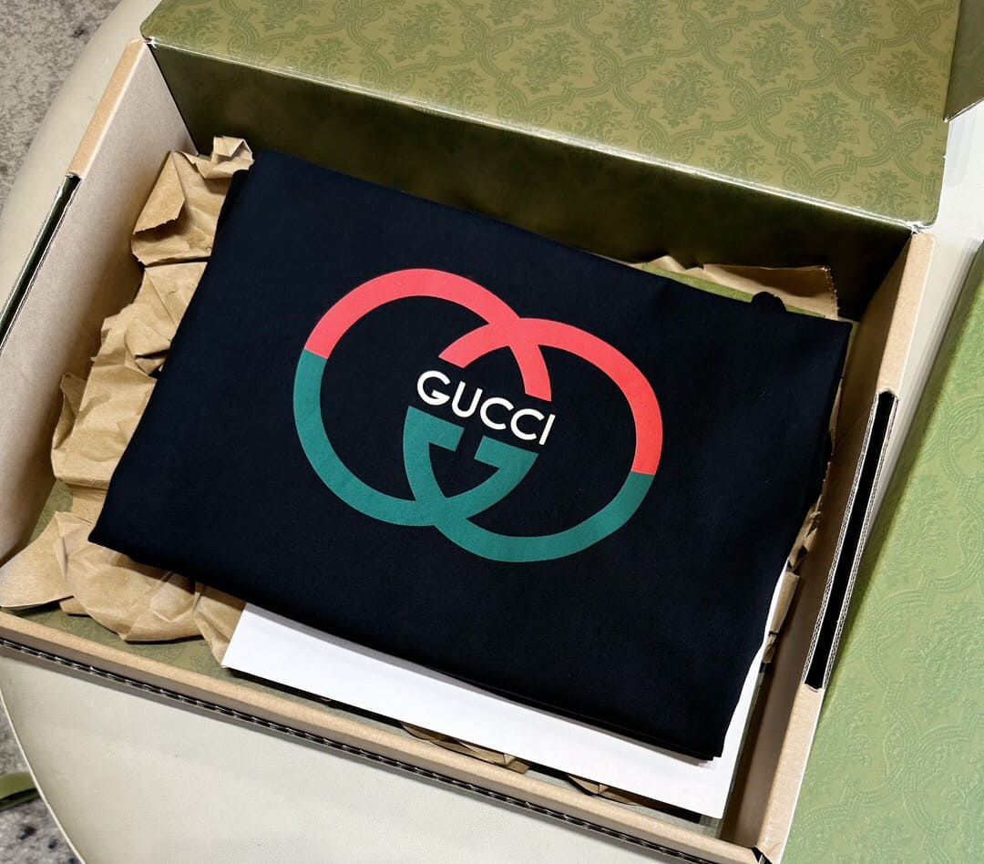 ÁO GUCCI GG T SHIRT MÀU ĐEN UNISEX