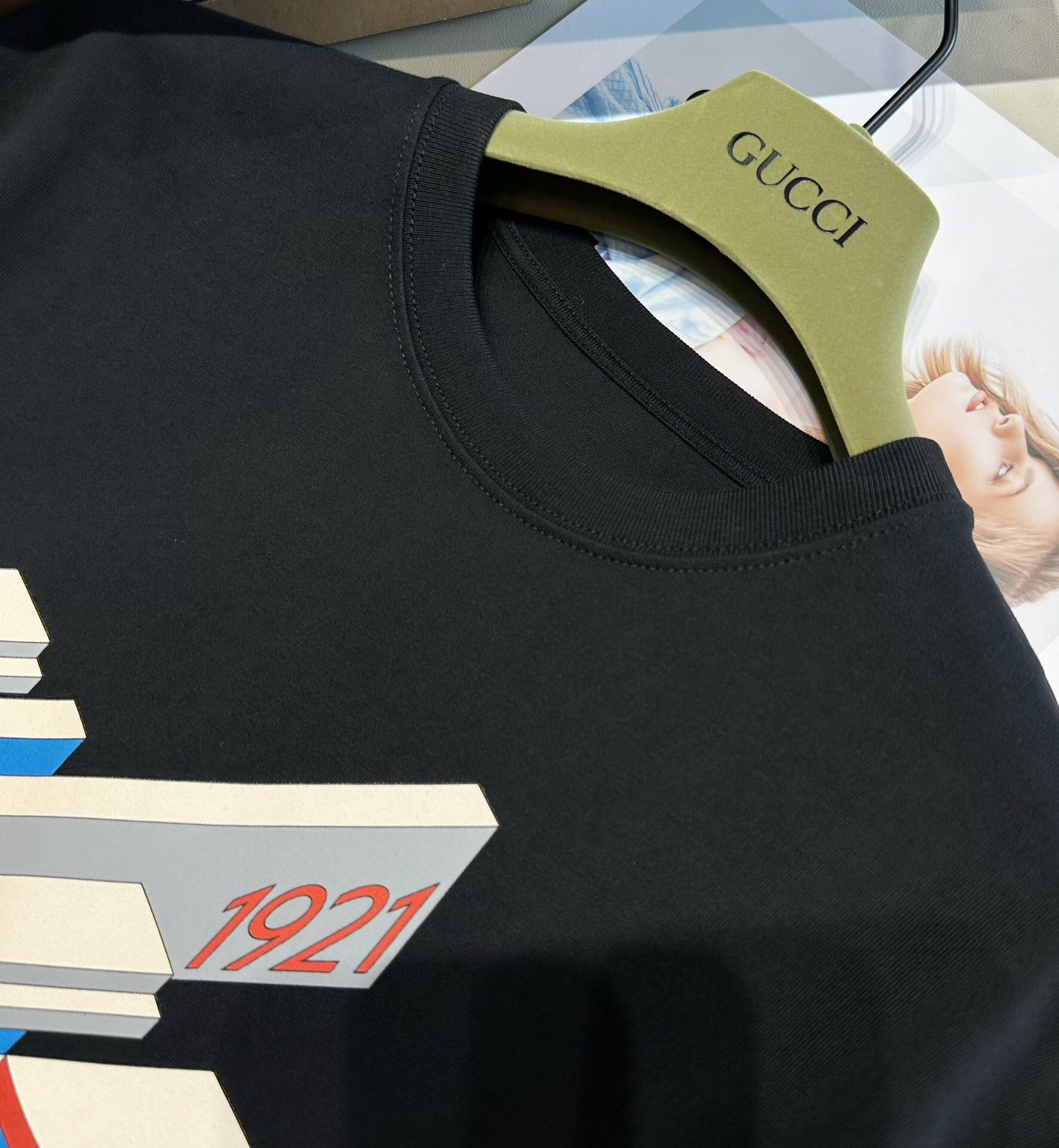 ÁO GUCCI GG T SHIRT MÀU ĐEN UNISEX