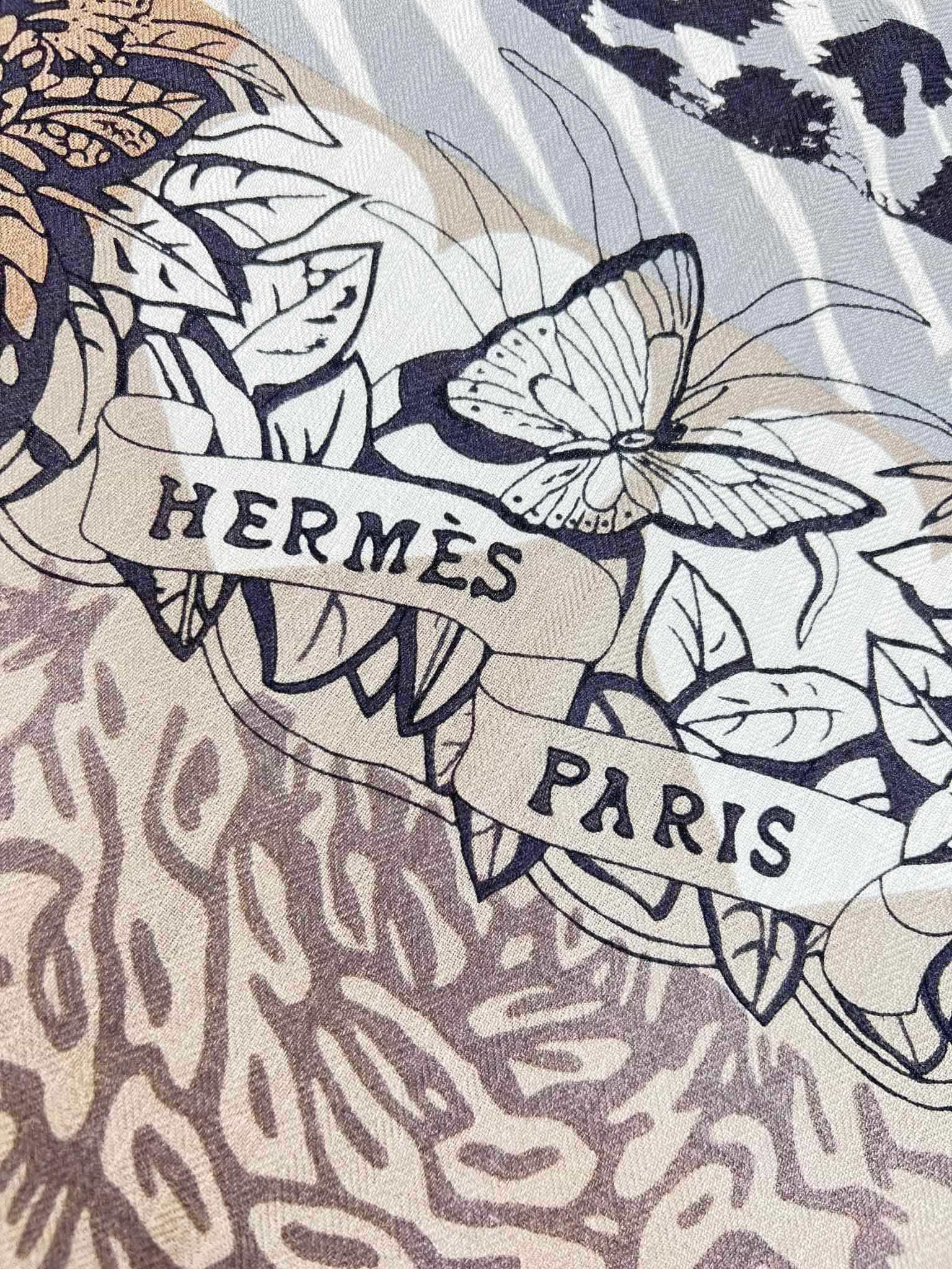 KHĂN HERMES cashmere scarf