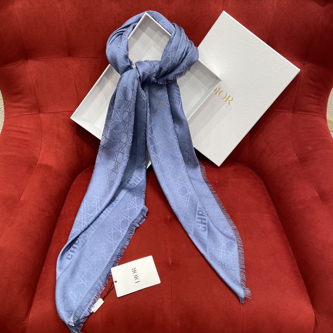 KHĂN Christian Dior Rattan gold wire shawl Scarf