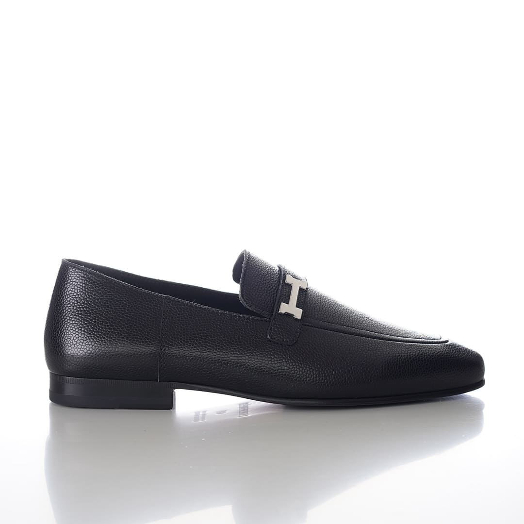 GIÀY HERMES GIOVANNI LOAFER BLACK AAA
