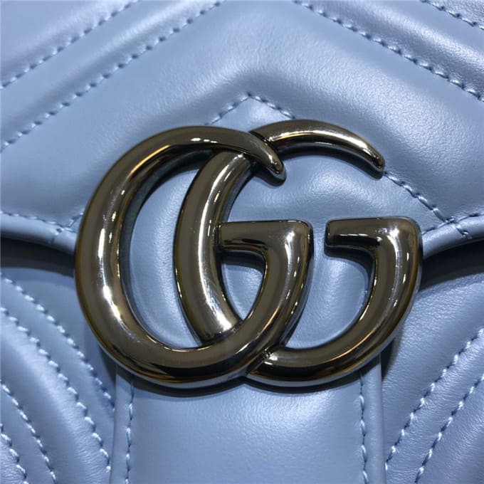TÚI Gucci GG marmont mini top handle bag blue Top Quality