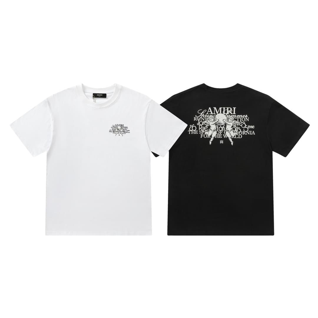 ÁO AMIRI T SHIRT MÀU ĐEN UNISEX