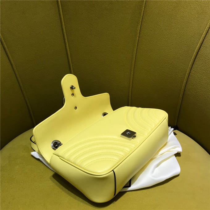 TÚI Gucci GG marmont small shoulder bag yellow Top Quality