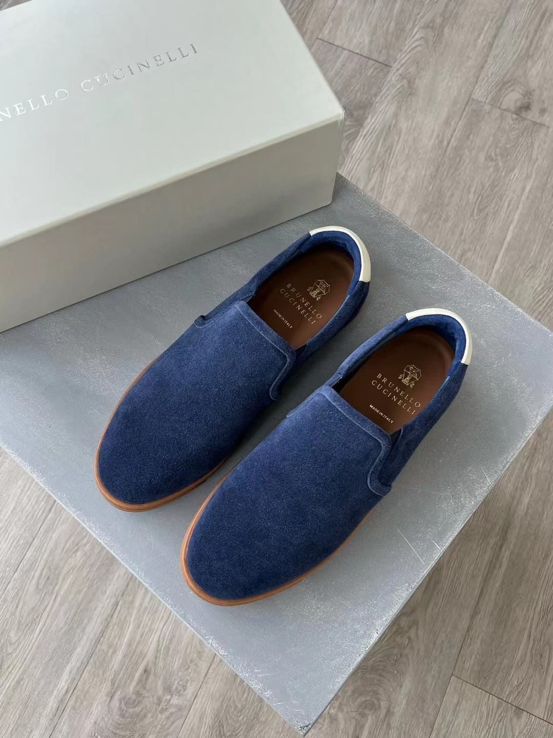 GIÀY BRUNELLO CUCINELLI SLIP ON SHOES AAA DA LỘN